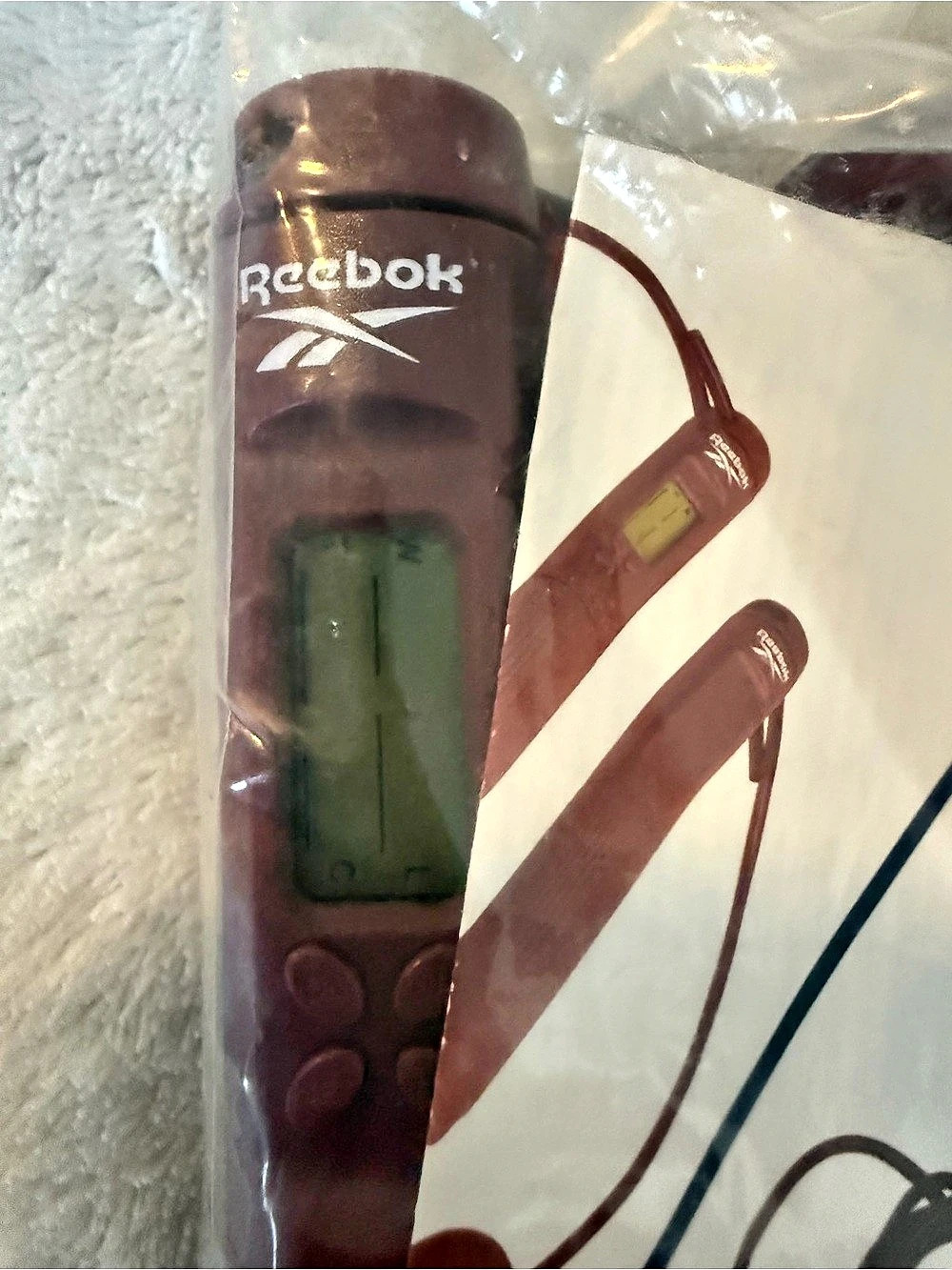Reebok Smart Jump Rope Burgundy NWT - Picture 3 of 3